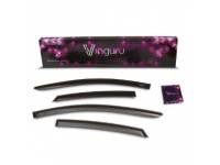 Комплект дефлекторов Vinguru, накладные, для Geely Emgrand X7 2013- кроссовер, 4 шт